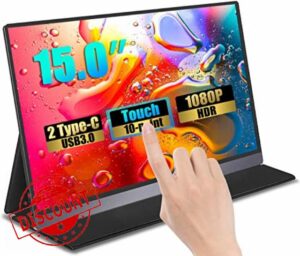 Bimawen 15.0" Touchscreen Portable Monitor