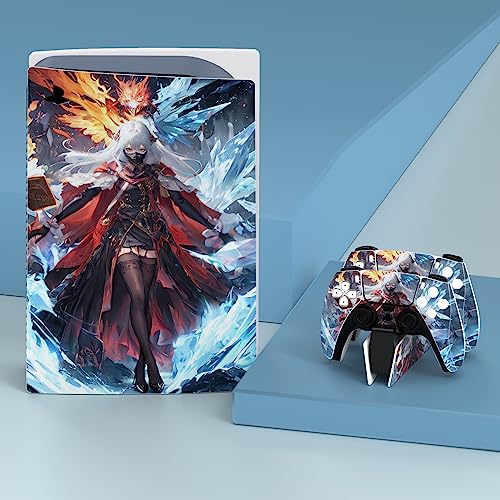 Sticker Vinyl Decal Cover for PS5 Controller & Charging Station & Headset & Media Remote