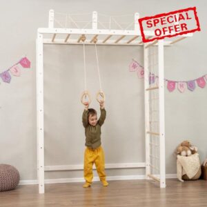 Woodandhearts Giant Bridge Swedish Ladder Indoor Playground