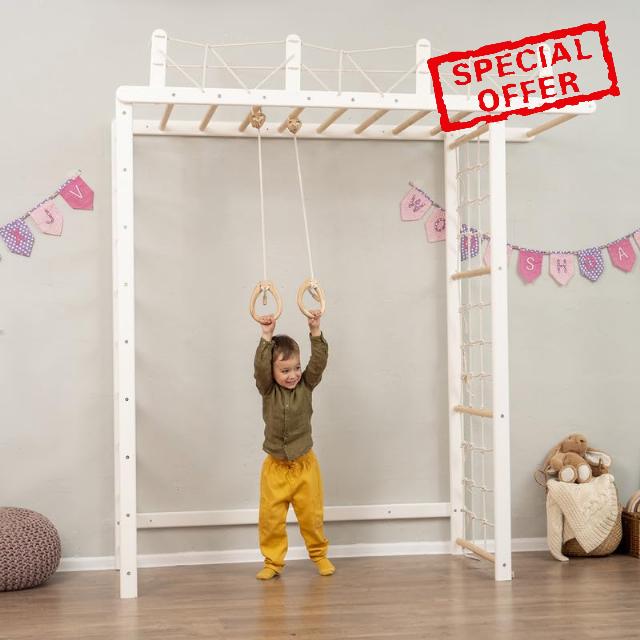 Woodandhearts Giant Bridge Swedish Ladder Indoor Playground