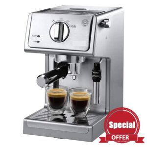 ECORTE Ecp3630 15 Bar Espresso And Cappuccino Machine With Adjustable Advanced Cappuccino System