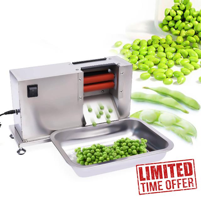 JINHZIXIU Electric Pea Sheller Household Pea Bean Stripping Machine Commercial Bean Pea Peeler Machine for Peas/Soy/Beans/Edamame