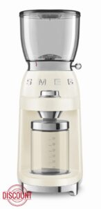 SMEG Retro Electric Coffee Grinder (Cream)