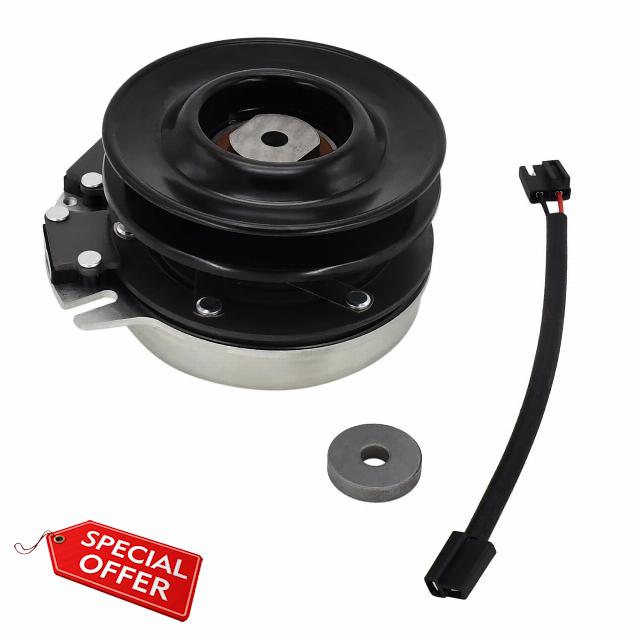 Disenparts Electric PTO Clutch Compatible with MTD Cub Cadet Troy Bilt RZT50 717-04174 917-04174 917-04174A 717-04552A Compatible with Warner 5219-107 5219-25 5219-79 5219-64 127-3410
