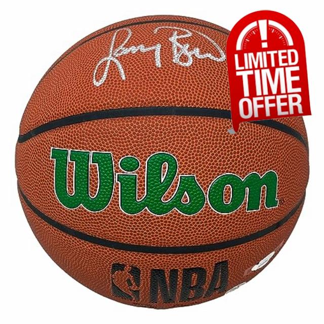 Larry Bird Signed Boston Logo Basketball Bird+JSA ITP