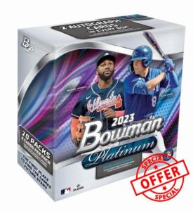 2023 Bowman Platinum Baseball Monster Box (2 Autographs Per Box)