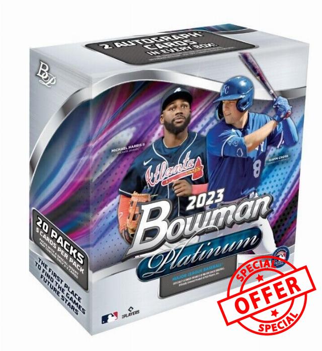 2023 Bowman Platinum Baseball Monster Box (2 Autographs Per Box)