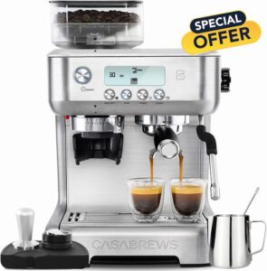 CASABREWS Espresso Machine with Grinder