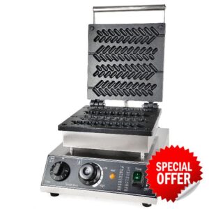 1700W Wheat Stalk Waffle Maker