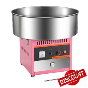 Rengue Cotton Candy Machine Commercial，1000W Electric Cotton Candy Machine