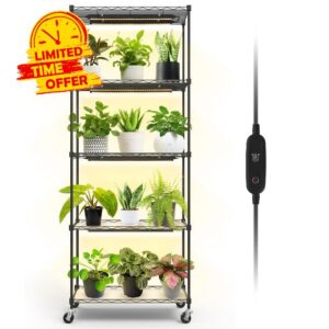Barrina 5-Tier Plant Stand with Grow Lights for Indoor Plants