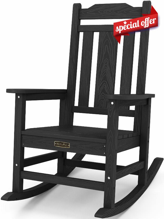 SERWALL Outdoor Rocking Chair