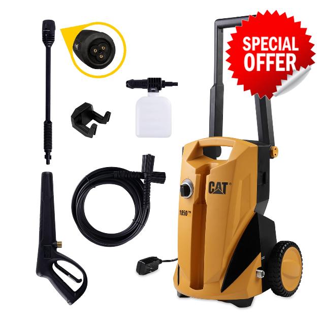Cat Electric Pressure Washer - 1850 PSI 1.4 GPM with 20' high Pressure Hose