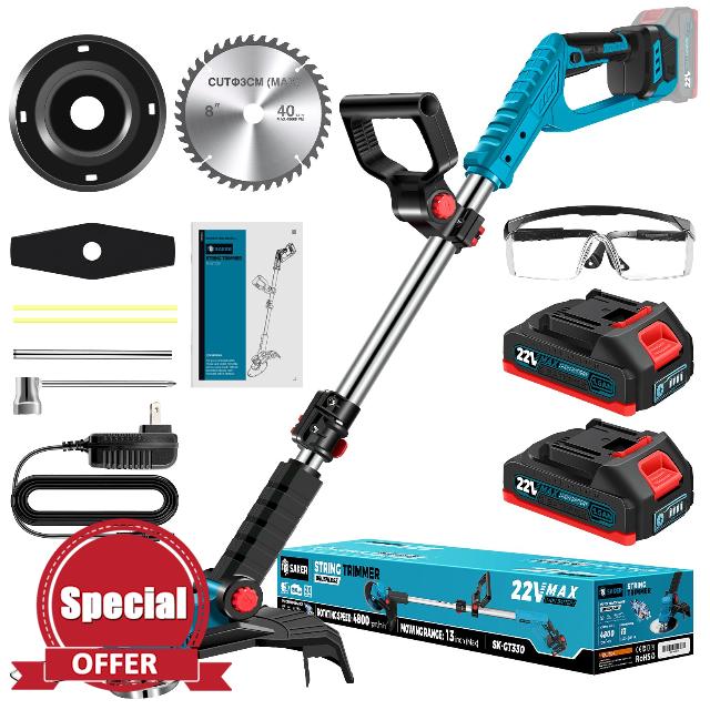 Saker String Trimmer Cordless Electric