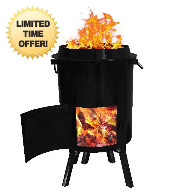 Simond Store - Wood Fire Uzbek Kazan Oven for Making Plov Pilaf Lagman Shorpa