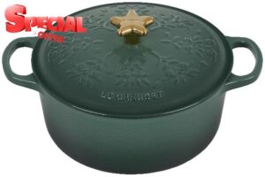 Le Creuset Noël Collection Enameled Cast Iron Holiday Tree Round Dutch Oven