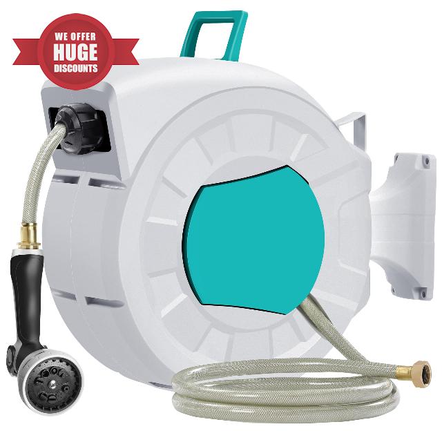 Rengue Retractable Garden Hose Reel