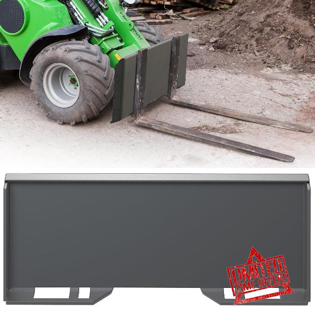 YINTATECH 1/4"" Skid Steer Attachment Plate Universal Quick Attach Plate Compatible with Kubota and Bobcat Skid Steers and Tractors