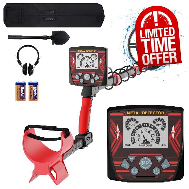 2023 Updated Metal Detector for Adults Professional Professional Detector for Treasure Hunt