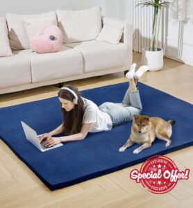 Elftopia Foam Crawling Mat for Toddlers Baby Play Mat 1.18” Thick Foam Area Rugs for Kids and Children