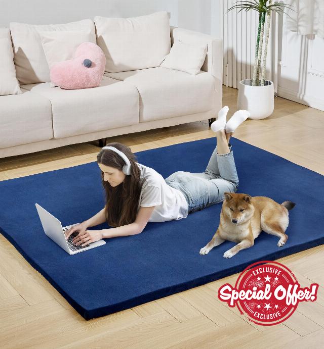 Elftopia Foam Crawling Mat for Toddlers Baby Play Mat 1.18” Thick Foam Area Rugs for Kids and Children