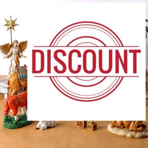 Barydat 23 Piece Nativity Set for Christmas Indoor