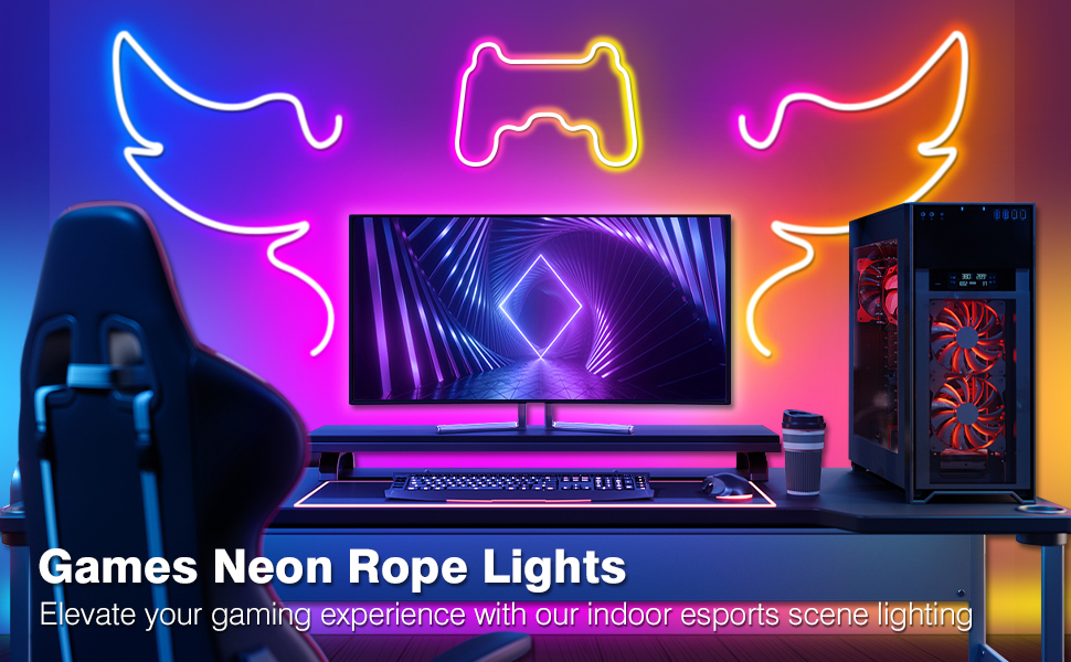 rgb neon rope lights
