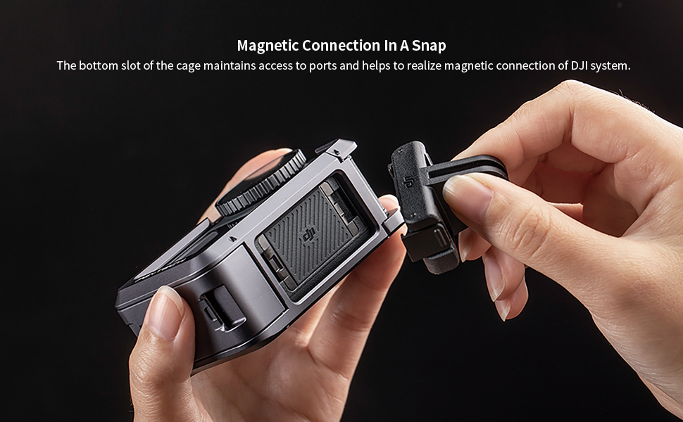 PGYTECH Camera Cage for DJI OSMO Action 4