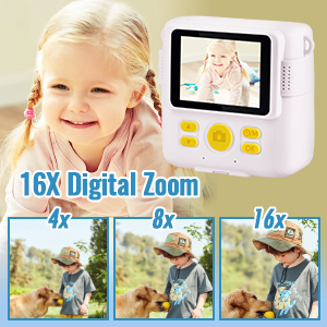Digital Camera for Kids with Zero Ink Print Paper