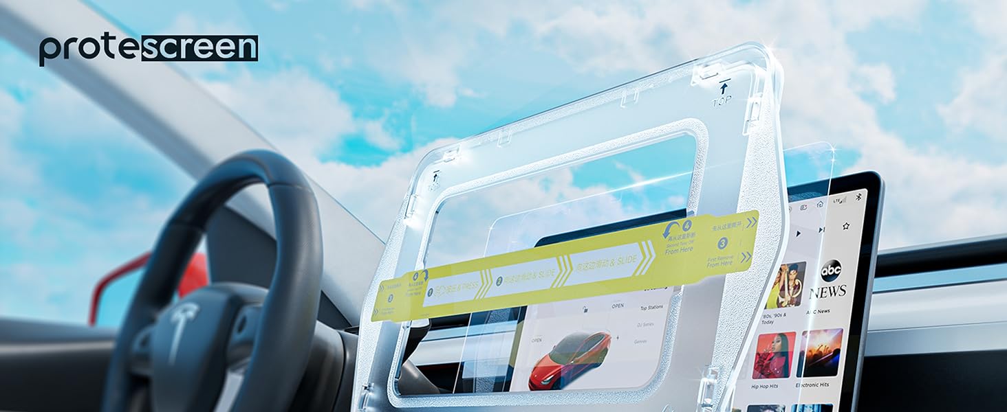 Screen Protector Compatible with Tesla Model 3/Y