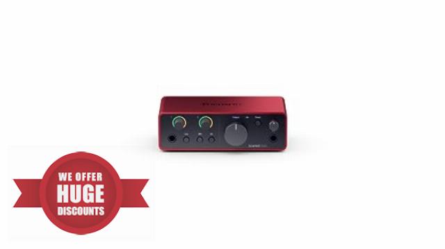 Focusrite Scarlett Solo 4th Gen USB Audio Interface