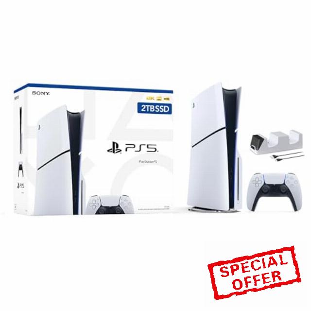 2023 New PlayStation 5 Slim Upgraded 2TB Disc Edition Console