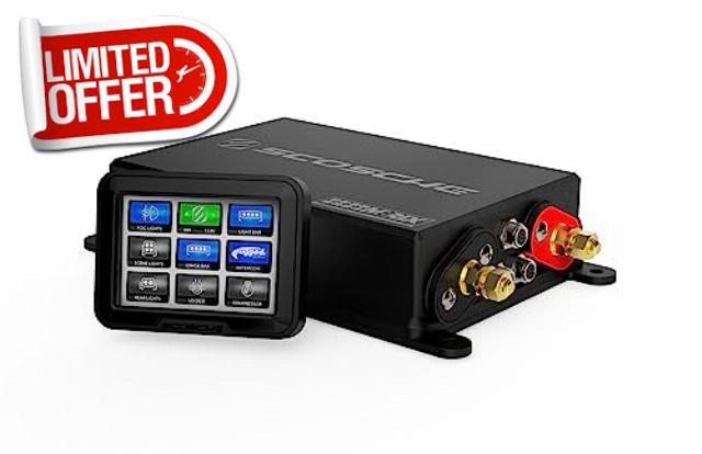 Scosche M8RIX™ 8-Gang Switch Panel With Programmable Channel Groups