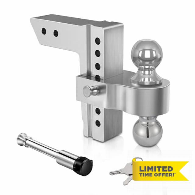 Richeer Aluminum Adjustable Trailer Hitch