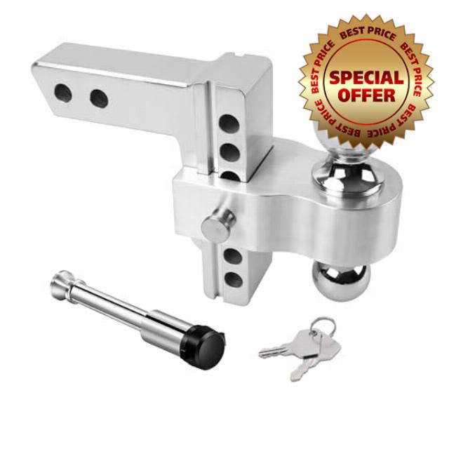 Richeer Aluminum Adjustable Trailer Hitch
