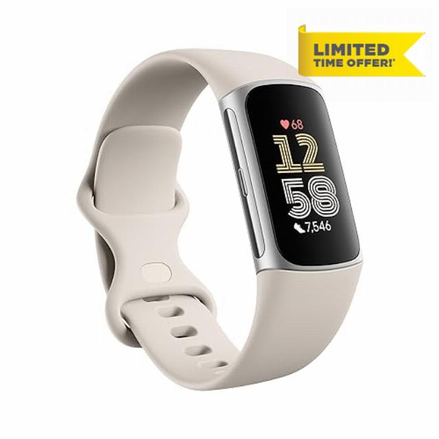 Fitbit Charge 6 Fitness Tracker with Google apps