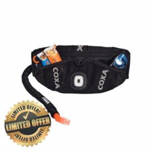 Coxa WR1 Hydration Running Belt for Women and Men - Waist Bag Fanny Pack with Multiple Pockets and BPA Free Hydration Bladder 1.2 L - Triathlon