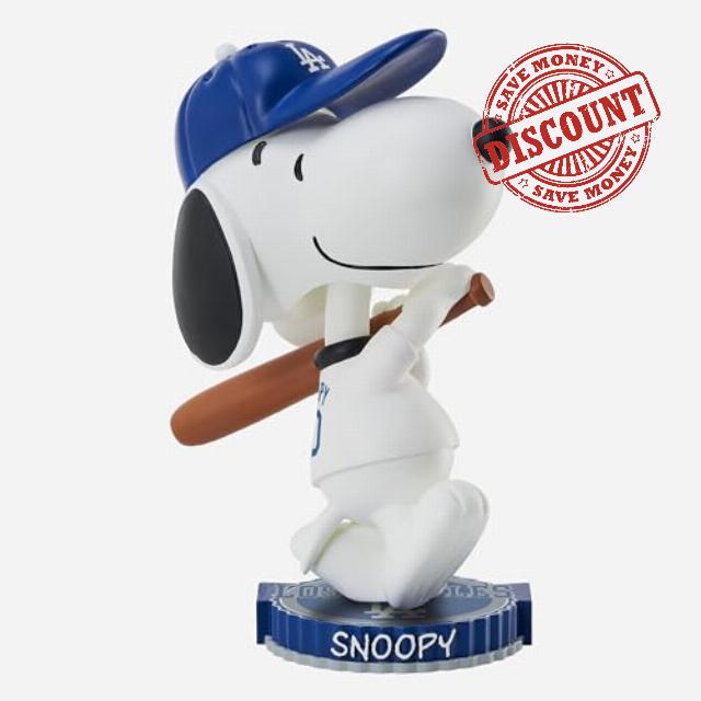 Snoopy Los Angeles Dodgers 2023 Peanuts Bighead Bobblehead MLB
