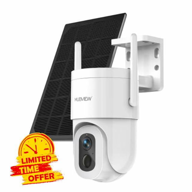 MUBVIEW Solar Security Cameras Wireless Outdoor