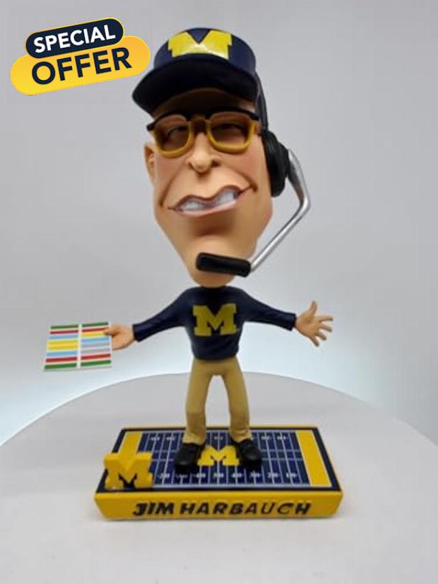 Jim Harbaugh Michigan Wolverines FoCo (2016) Bobblehead NCAA