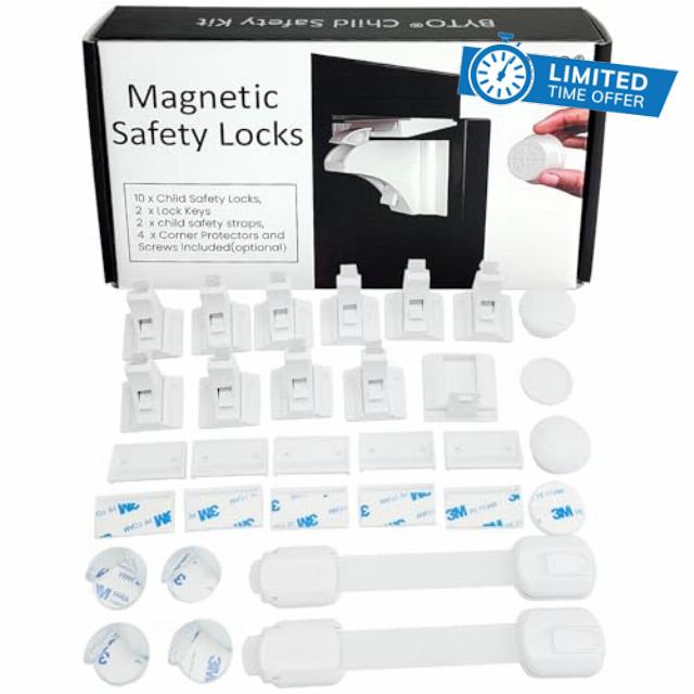 BYTO® Magnetic Child & Baby Safety Cupboard Locks