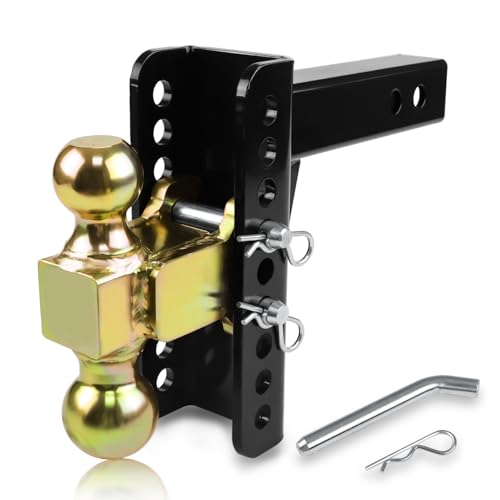 Adjustable Channel Mount with 2" Ball and 2-5/16" Ball