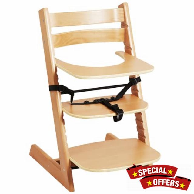 VEVOR Wooden Convertible Adjustable Feeding