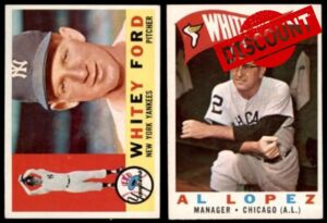 1960 Topps Baseball 50 Card Starter Set/Lot (Baseball Set) NM