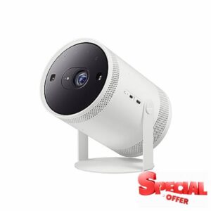 SAMSUNG 30” - 100” The Freestyle 2nd Gen with Gaming Hub Smart Portable Projector