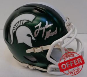 Jayden Reed Autographed Michigan State Spartans Mini Helmet - Autographed NFL Mini Helmets