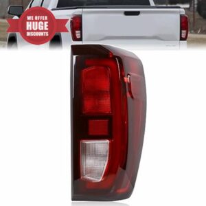 Tail Light Rear Lamp Passenger Side Halogen Without Bulb Right Taillights Brake Light Compatible With GMC Sierra 1500/2500 2019-2022