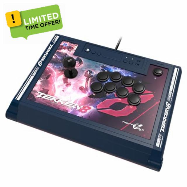 HORI PlayStation 5 Fighting Stick Alpha (TEKKEN 8 Edition) - Tournament Grade Fightstick for PS5