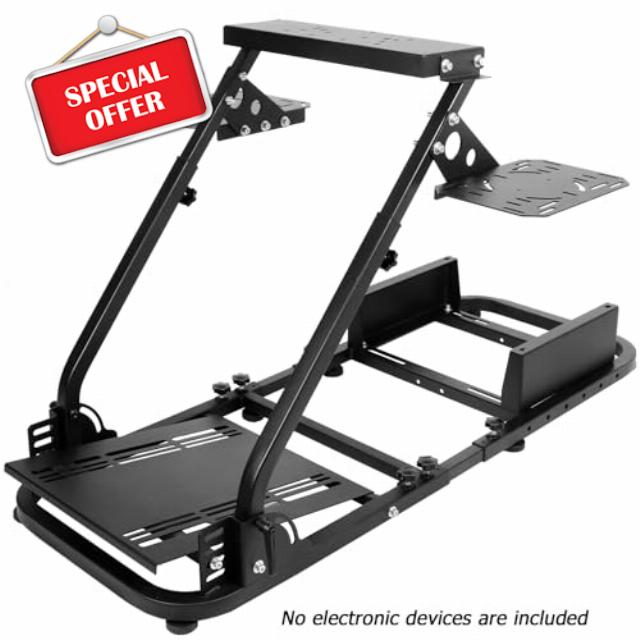 Anman Versatile Flight Sim Stand Pro Fits for Logitech/Thrustmaster G29