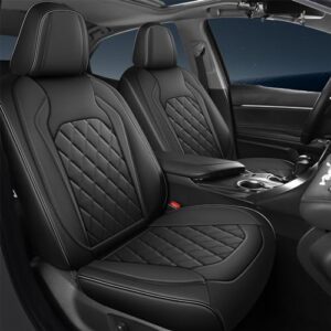 Toyota Camry Corolla 5 Seats for Cars Universal Fit for Most Trucks SUV Protector Ford Honda Civic Jeep（Black）